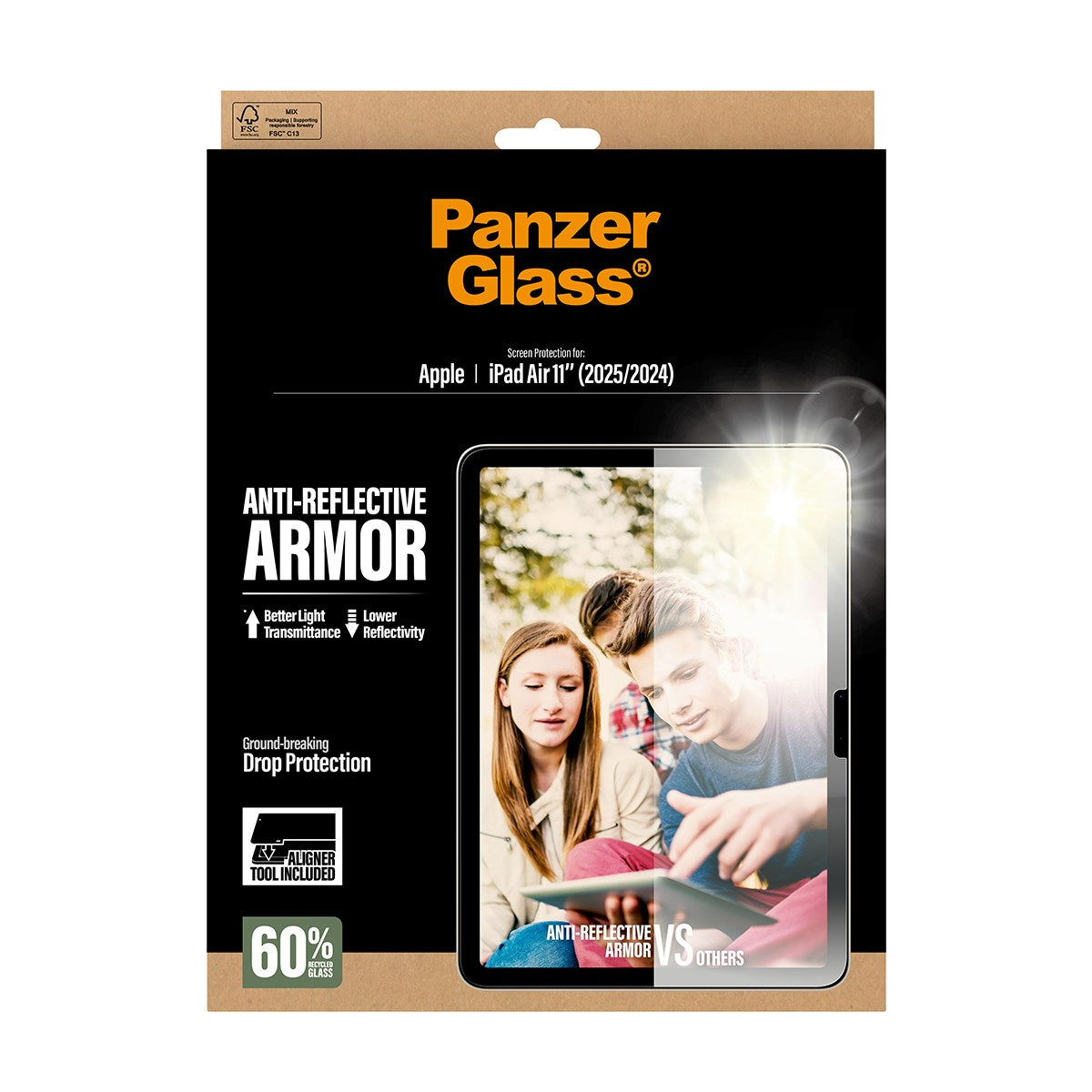 PanzerGlass® Anti-Reflective Armor Skærmbeskyttelse iPad Air 11